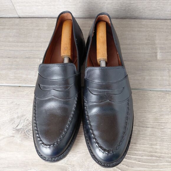 Allen Edmonds Randolph Black Leather Penny Loafers Shoes Slip On Men\'s Size 10 main image 8